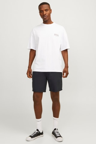 Short en lin - Noir