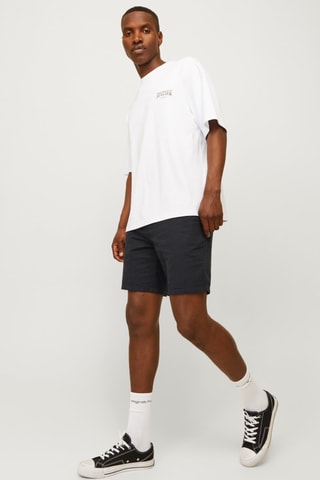 Short en lin - Noir