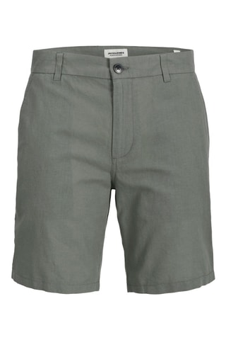 Short en lin - Vert