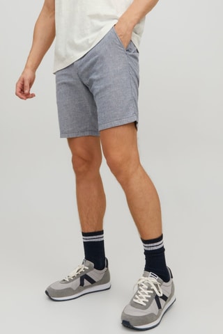 Short chino - Indigo chiné