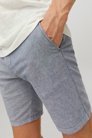 Short chino - Indigo chiné
