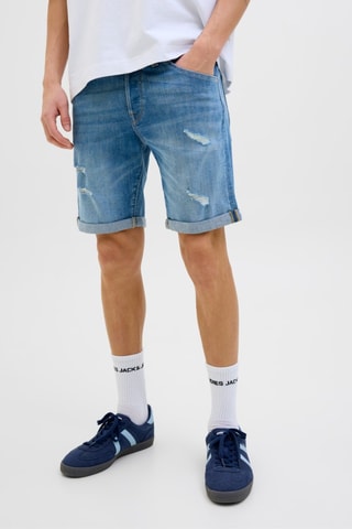 Bermuda en jean - Bleu marine