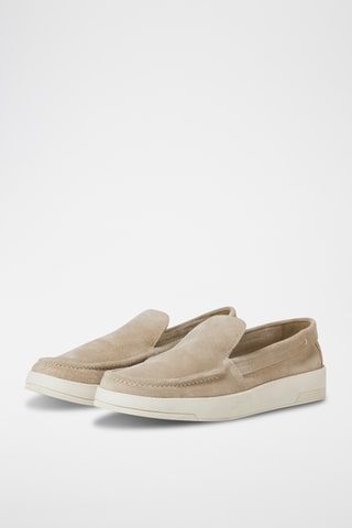 Mocassins en nubuck - Taupe