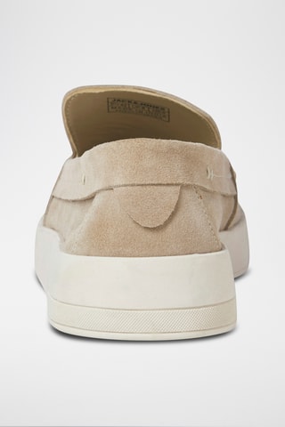 Mocassins en nubuck - Taupe