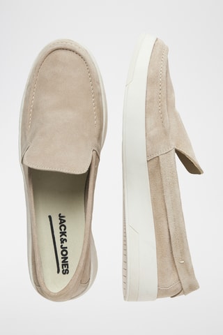Mocassins en nubuck - Taupe