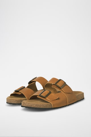 Sandales en cuir - Miel