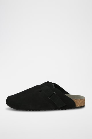 Sabots en nubuck - Anthracite