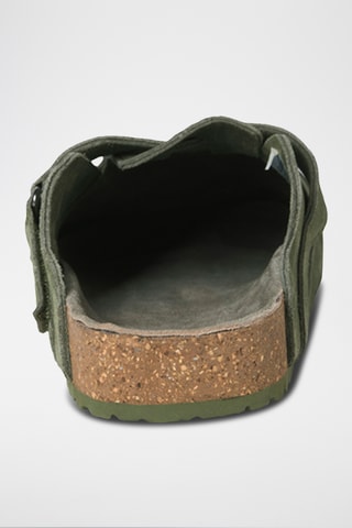 Sabots en nubuck - Kaki