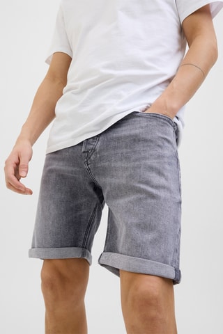 Short en jean - Gris