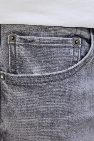 Short en jean - Gris