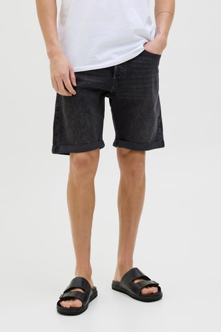 Short en jean - Noir