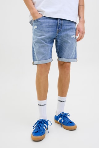 Short en jean - Bleu