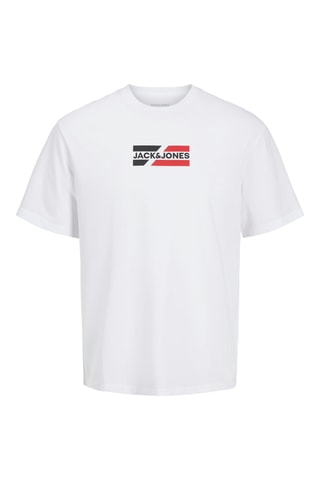 3 t-shirts en coton biologique - Bleu marine, noir et blanc