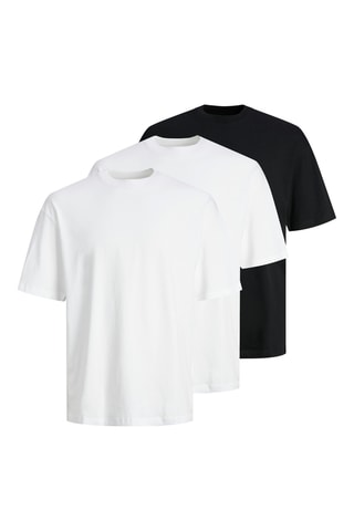 3 t-shirts - Blanc et noir
