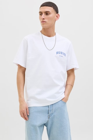 T-shirt Bugs Bunny - Looney Tunes - Blanc et bleu