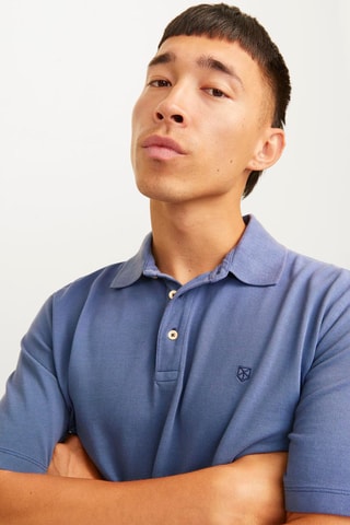 Polo regular - Bleu