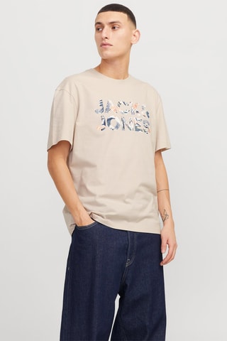 T-shirt relaxed - Beige