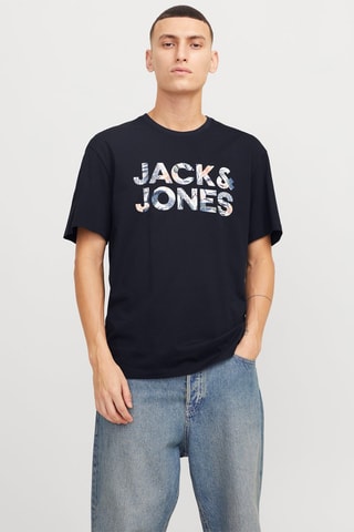 T-shirt relaxed - Bleu nuit