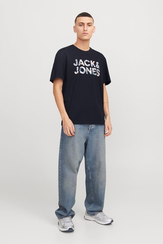 T-shirt relaxed - Bleu nuit