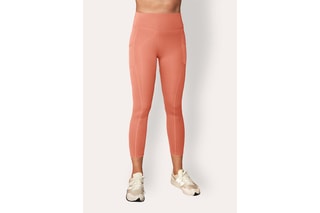 2 leggings fitness de cintura subida Rosa