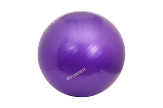 Bola ginástica fitness anti-rebento Violeta