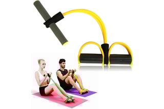 Elástico de fitness com pegas