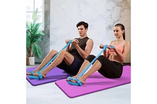 Elástico de fitness com pegas