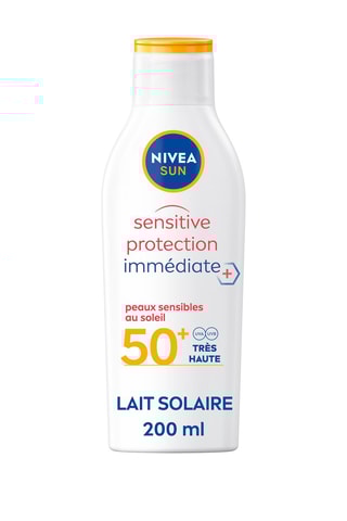 Lait solaire Sensitive Protection immédiate SPF50+ - Peaux sensibles - 200 ml