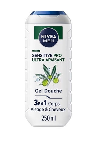 Gel douche 3-en-1 Sensitive Pro Ultra Apaisant - 250 ml