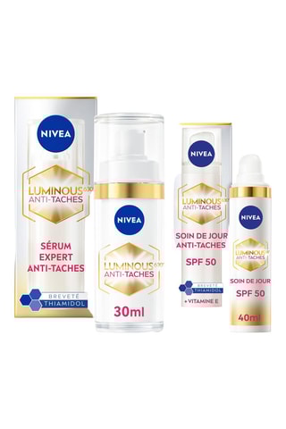 1 x Sérum expert anti-tâches Luminous 630  et 1 x Soin de jour anti-tâches SPF50 Luminous 630 - 30 et 40 ml