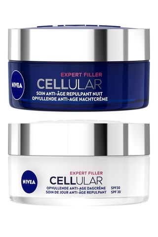 Soin de jour et soin de nuit anti-âge Cellular Expert Filler FPS15 - 2 x 50 ml