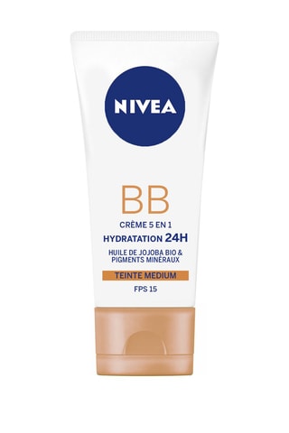	2 BB crème 5-en-1 Hydratation 24 H FPS 15 2 x 50 ml