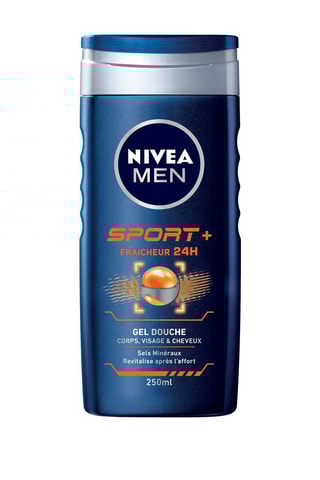 4 gels douche Sport+ 4 x 250 ml