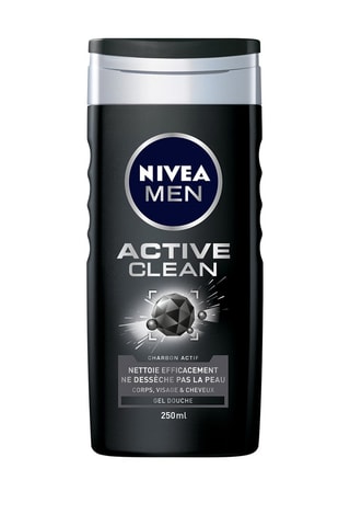 4 gels douche Active Clean 250 ml	