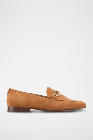 Mocassins em couro Vadone - Castanho