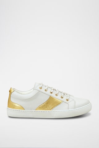 Baskets en cuir Veky - Blanc