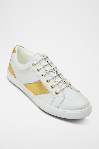 Baskets en cuir Veky - Blanc