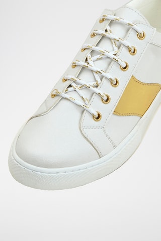 Baskets en cuir Veky - Blanc
