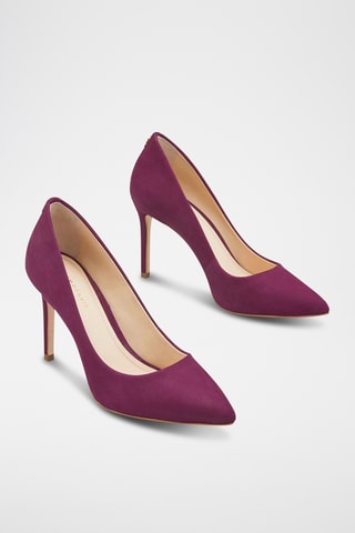Sapatos de salto em couro Azoa - Violeta
