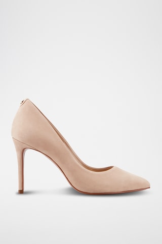 Sapatos de salto em couro Azoa - Bege
