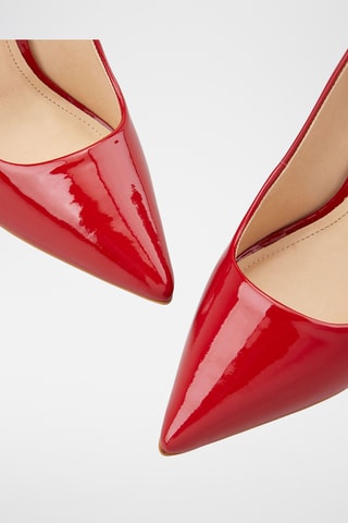 Sapatos de salto em couro Aelia - Vermelho