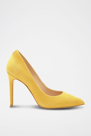 Sapatos de salto em couro Jissia - Amarelo