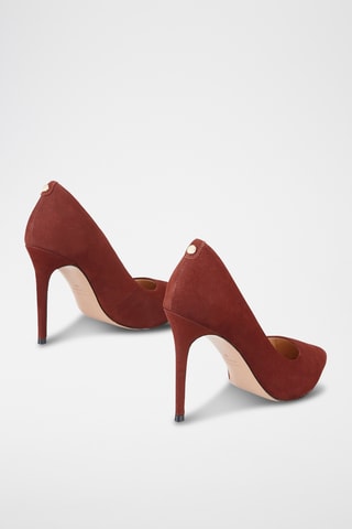 Sapatos de salto em couro Jissia - Castanho