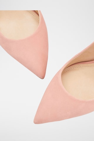 Sapatos de salto em couro Jissia - Rosa