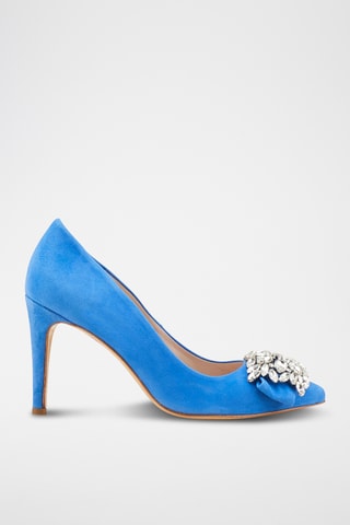 Escarpins en cuir de chèvre Manifika - Bleu