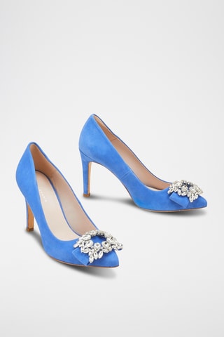 Escarpins en cuir de chèvre Manifika - Bleu