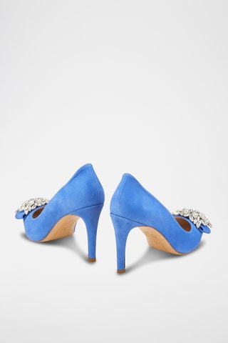 Escarpins en cuir de chèvre Manifika - Bleu