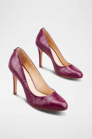 Escarpins vernis en cuir Oana - Bordeaux
