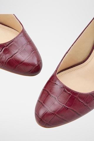 Escarpins vernis en cuir Oana - Bordeaux