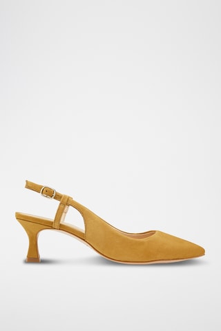 Escarpins en cuir Orea - Jaune